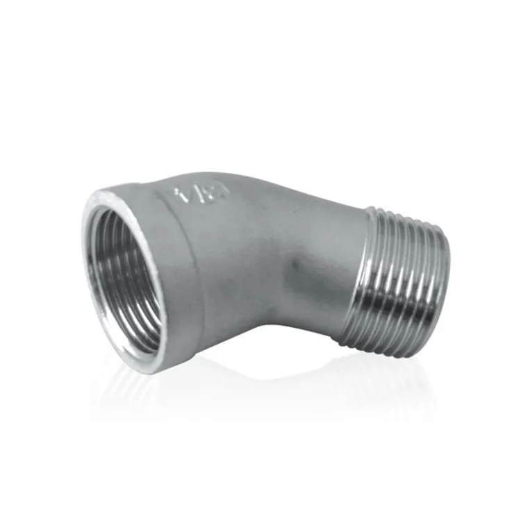 Edelstahlrohr 45 Grad Straßenkrümmer