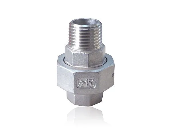 Edelstahl-Rohrverbindung konisch männlich weiblich