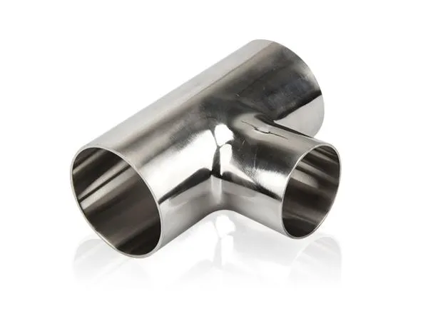 Sanitäre T-Stücke aus Edelstahl